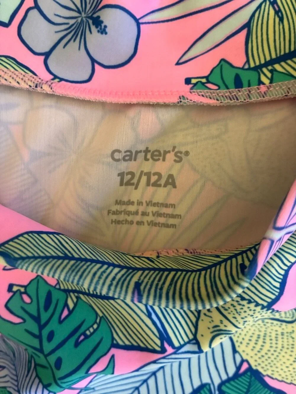 Carters flowers allover sleeve